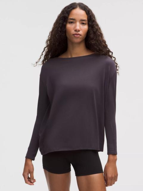 lululemon Back In Action Organic Cotton Long-Sleeve Shirt