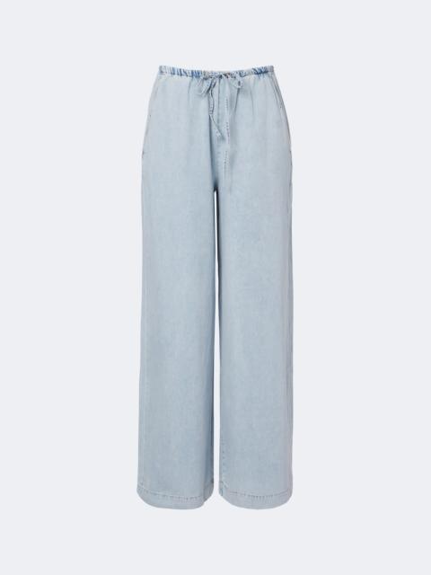FRAME The Offshore cotton-blend wide-leg pants