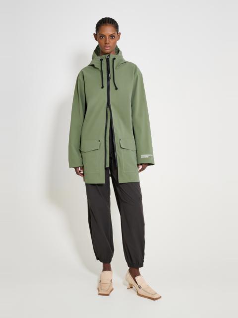 Stutterheim Stockholm Patch Raincoat Dry Green