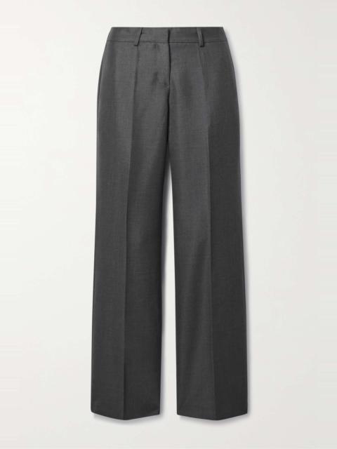 Our Legacy Wool-blend twill straight-leg pants