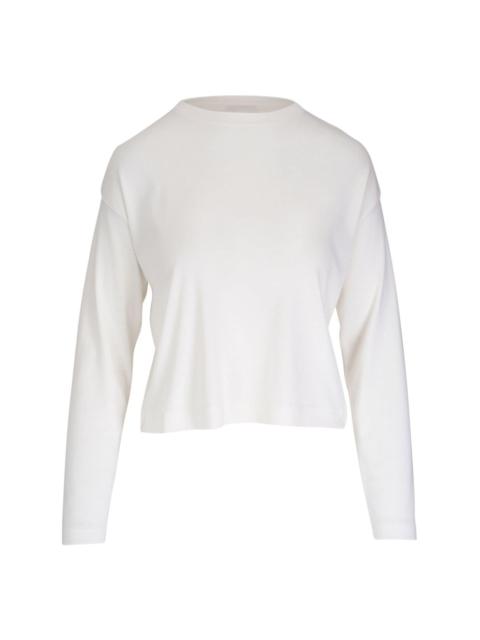 long-sleeved cropped T-shirt