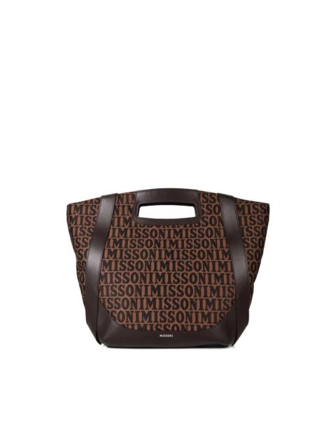 Missoni logo-pattern tote bag