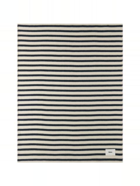 Black & Off-White Lambswool Blanket