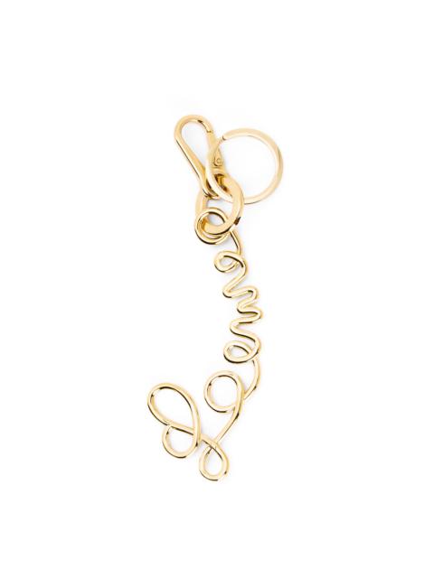 Loewe Signature charm in metal