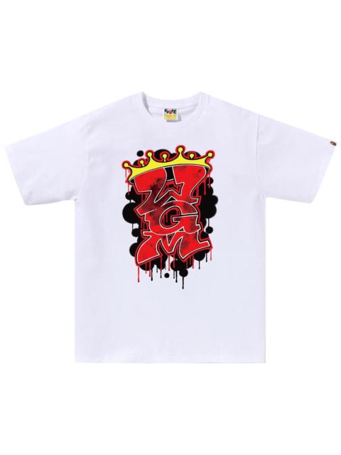 A BATHING APE® BAPE Graffiti WGM Tee 'White'