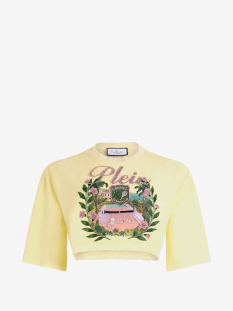 PHILIPP PLEIN embellished crop top