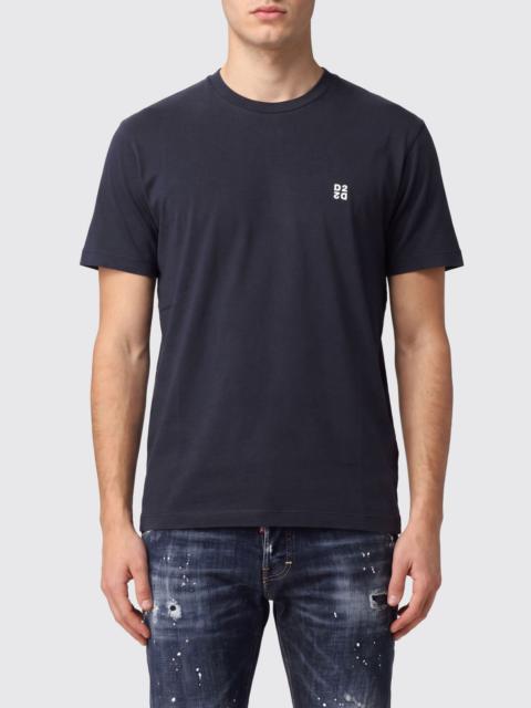 DSQUARED2 DSQUARED2 Crewneck Cotton T-shirt with Contrast Logo
