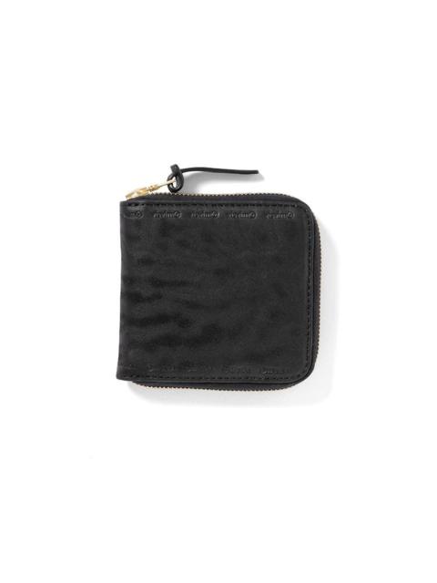 visvim LEATHER BI-FOLD BLACK