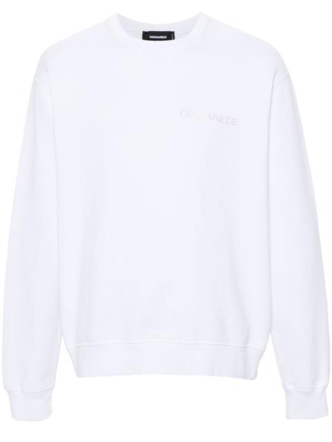 DSQUARED2 logo-print cotton hoodie