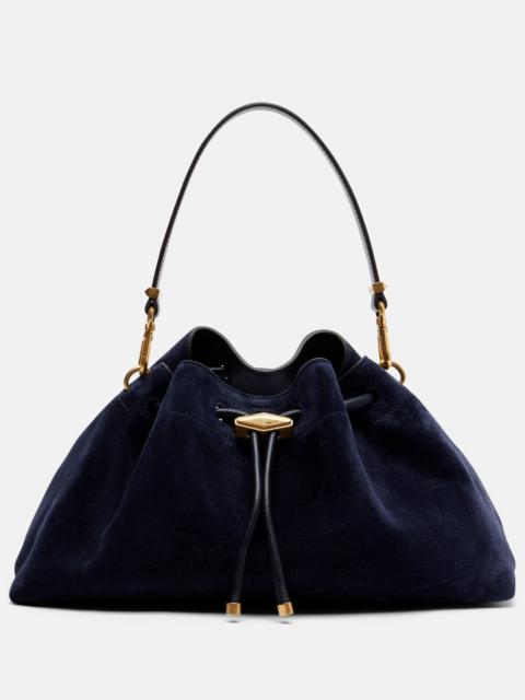 JIMMY CHOO Cinch suede bucket bag