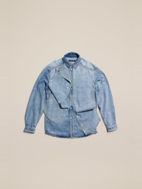 Y/Project Snap Panel Denim Shirt