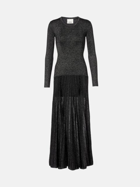 Isabel Marant Guetty pleated maxi dress
