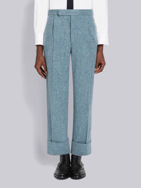 Thom Browne Donegal Wool Stripe Side Tab Single Pleat Trouser