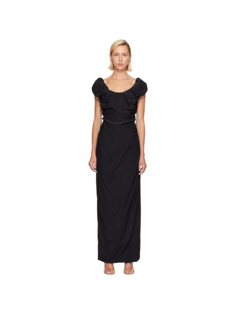 Vivienne Westwood Black Ginnie Amber Maxi Dress