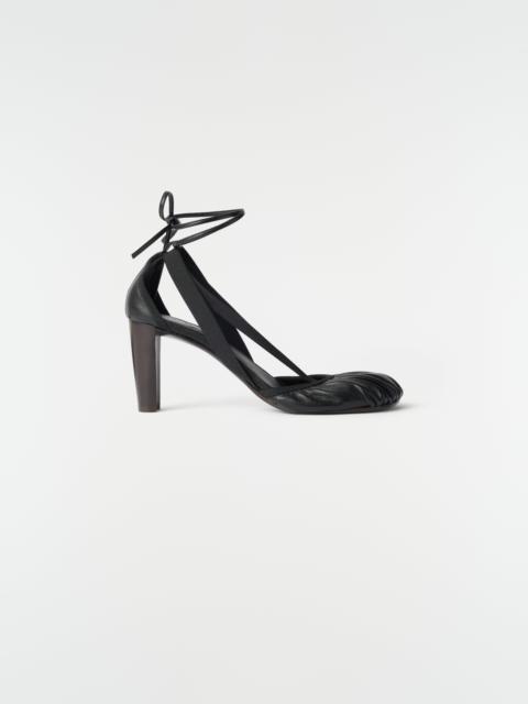 Lemaire 80 MM PEDILLE HEELED BALLERINAS IN GOAT LEATHER