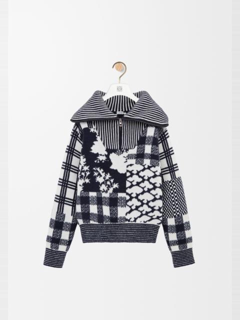Loewe Zip-up sweater in wool