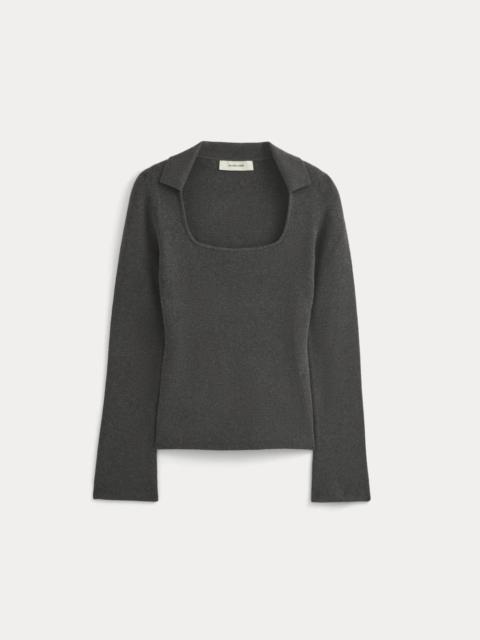 EVERLANE KNIT SCOOP-NECK TOP