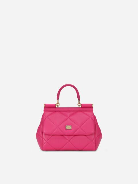 Dolce & Gabbana Small Sicily bag in quilted Aria calfskin