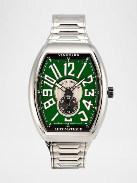 FRANCK MULLER 41mm Slim Vintage Vanguard Bracelet Watch, Green