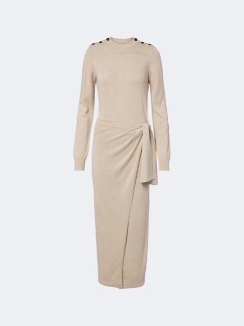 Isabel Marant Jozira draped sweater dress