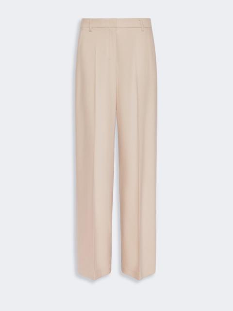 'S Max Mara COTTAGE Regular-fit wool trousers - ALBINO