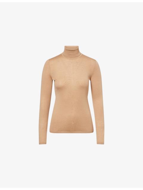 GABRIELA HEARST Steinem Turtleneck Cashmere-And-Silk Jumper