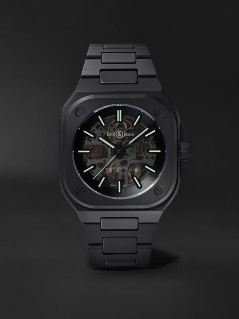 Bell & Ross BR 05 Skeleton Automatic Ceramic and PVD Watch, Ref. BR05A-BLM-SKCE/SCE