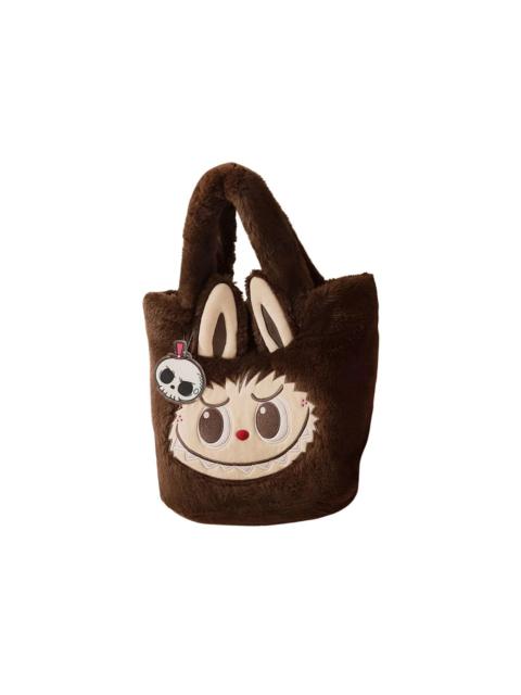 POP MART Pop Mart The Monsters Labubu Classic Bag Series Reversible Plush Bag Brown
