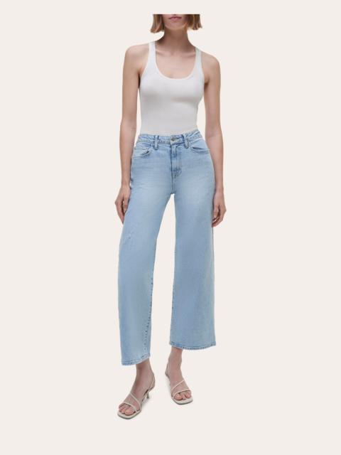 Jude Cropped Wide-Leg Denim Jeans