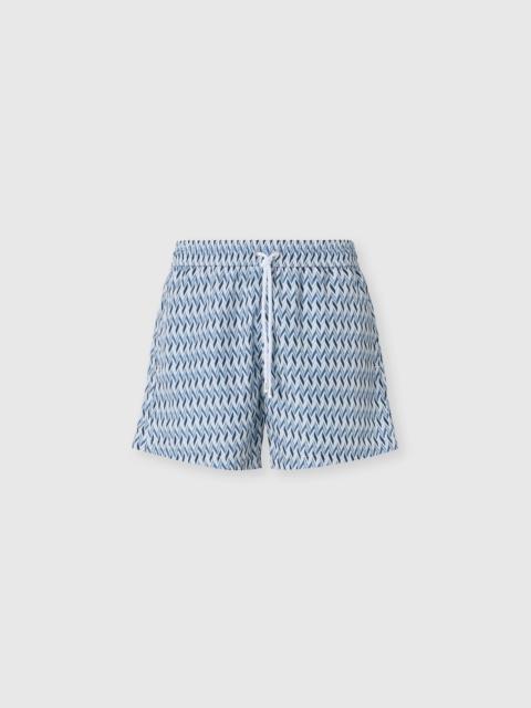Missoni Swim shorts with micro zig zag motif