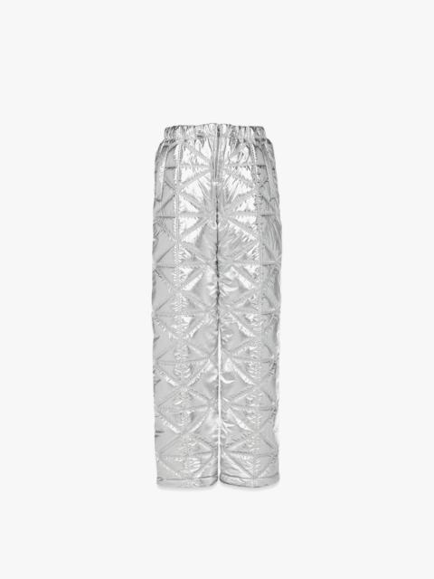 MCM Après-Ski Quilted Pants in Metallic Polyester