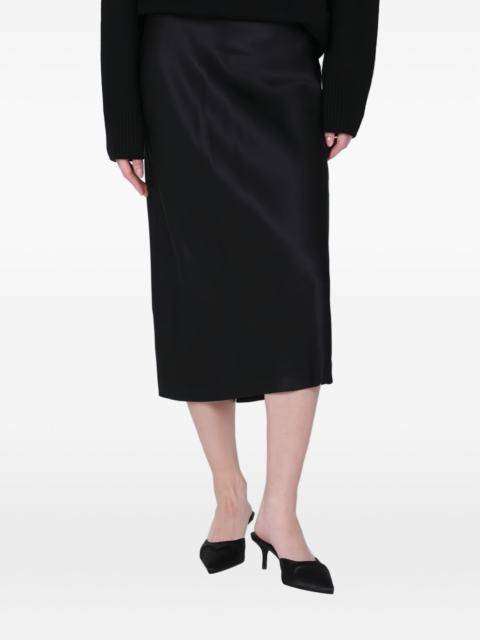 ANINE BING satin pencil skirt