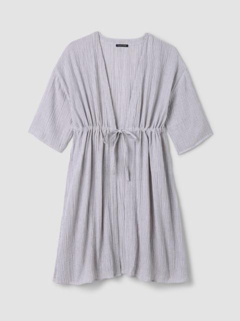 EILEEN FISHER Striped Organic Cotton Gauze