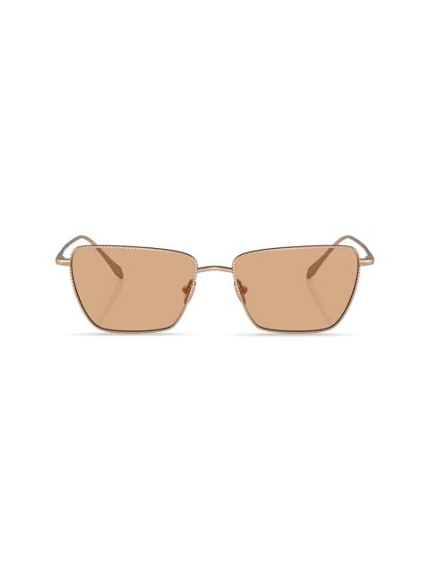 tinted-lens rectangle-frame sunglasses