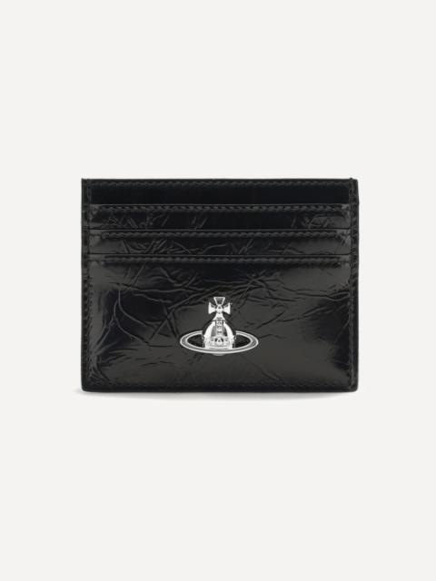 Vivienne Westwood Leather Card Holder with Orb logo