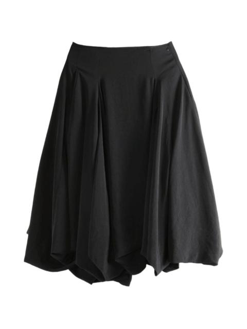 Yohji Yamamoto draped asymmetric skirt