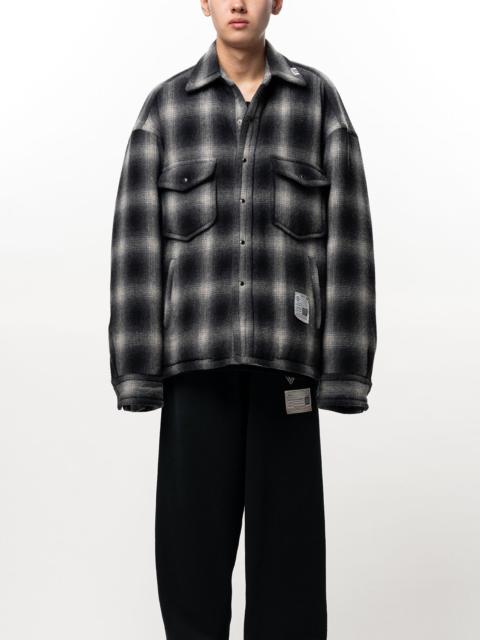Maison MIHARAYASUHIRO Stripe Puffer Shirt