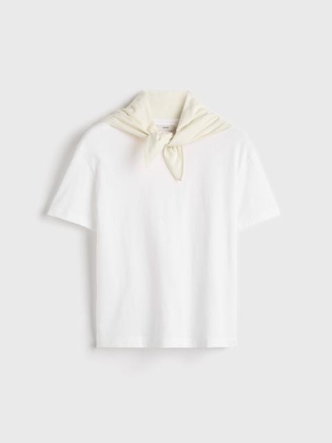 TOTEME Scarf tee white/ecru