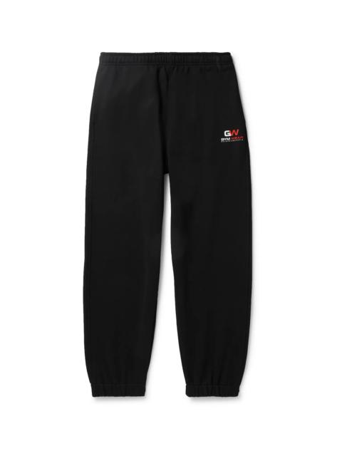 BALENCIAGA Wide-Leg Logo-Print Loopback Cotton-Jersey Sweatpants
