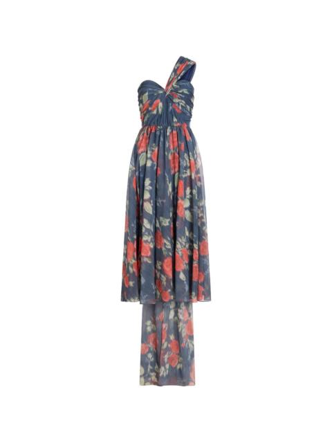 markarian Erica chiffon midi dress
