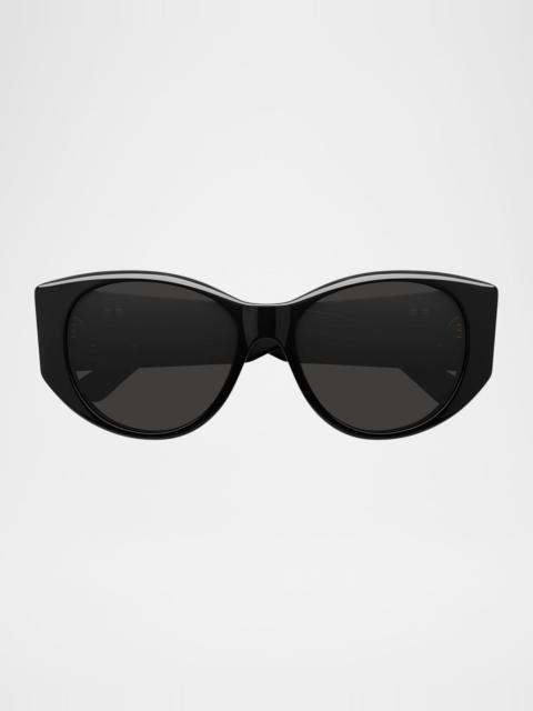 BALENCIAGA Nano Round Acetate Sunglasses
