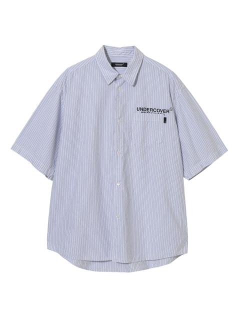 UNDERCOVER striped pocket-detailed shirt