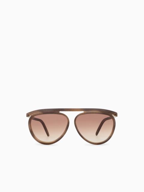 GIORGIO ARMANI WOMEN’S AVIATOR SUNGLASSES
