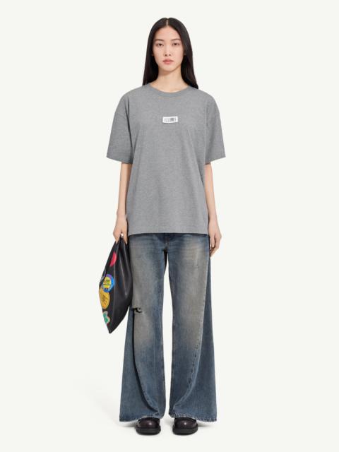 MM6 Maison Margiela Label cotton jersey T-shirt