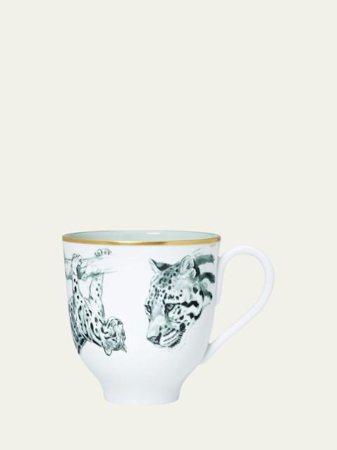 Hermès Carnets D'Equateur Felines Mug