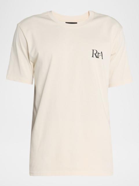 RTA Men's Liam Typography Oversized T-Shirt