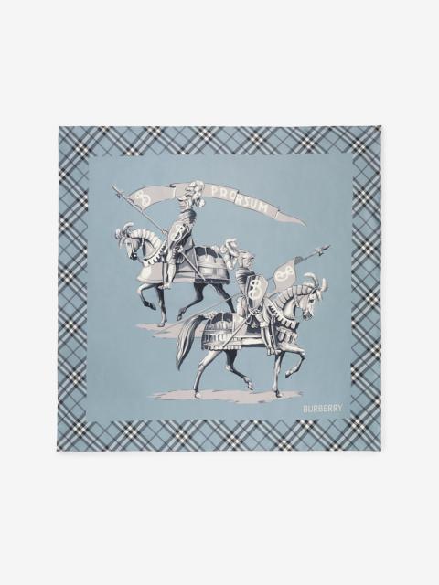 Burberry Archive Knight Silk Scarf