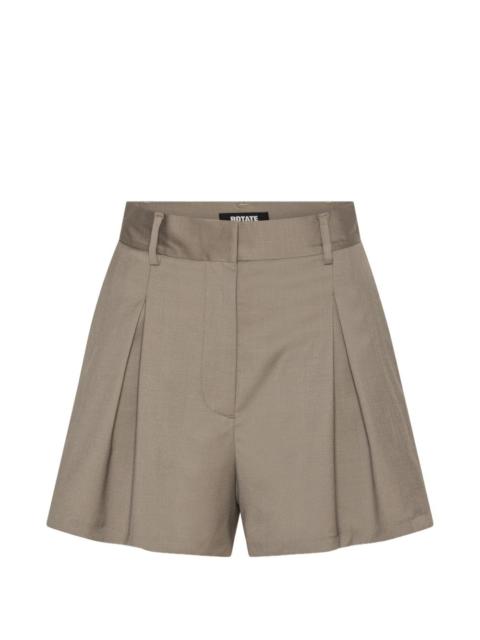ROTATE high-waisted pleated shorts