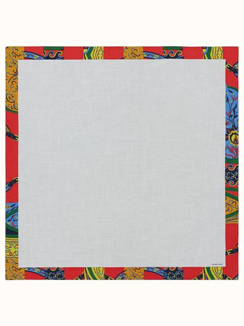 Hermès Festival des Amazones Encadre shawl 140