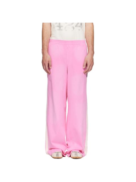 424 Pink Striped Sweatpants